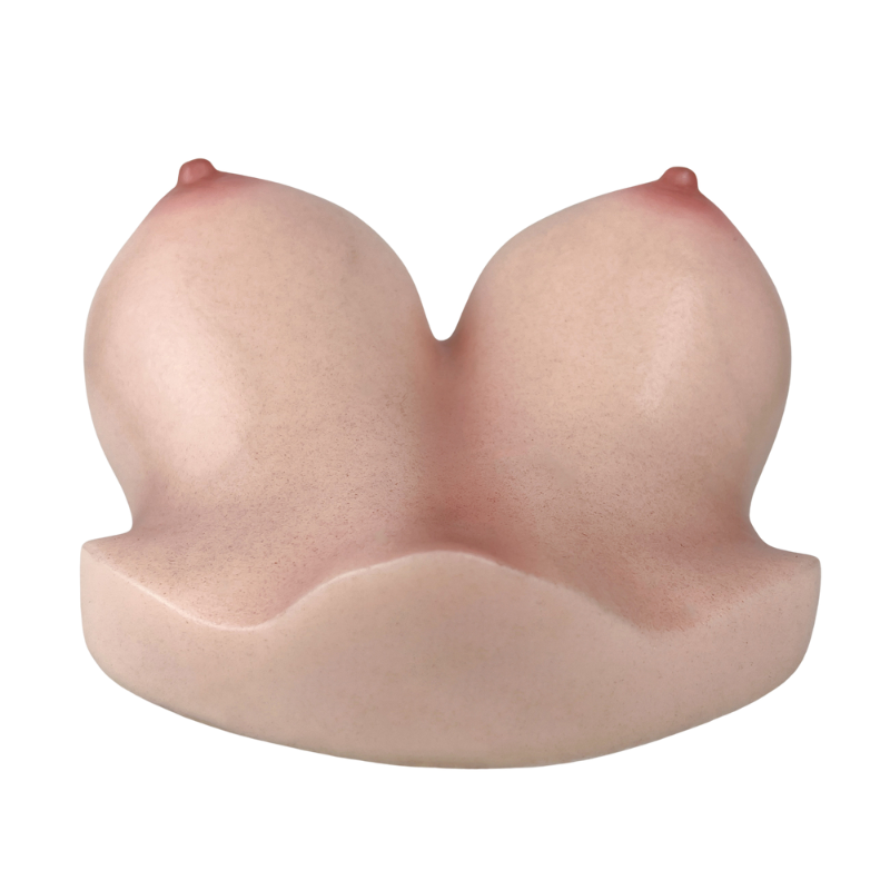RealTorso Realistic Skin Texture Silicone Big Breast Boobs Sex Toy Lifelike Breasts Torso