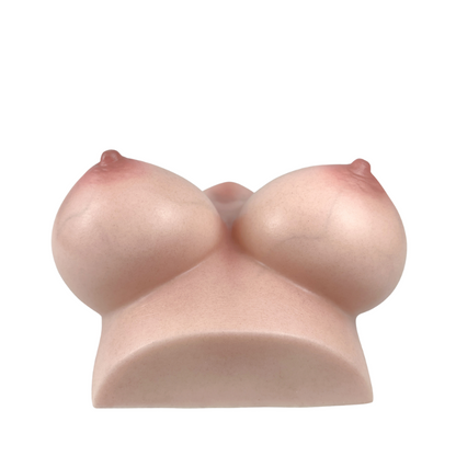 RealTorso Realistic Skin Texture Silicone Big Breast Boobs Sex Toy Lifelike Breasts Torso