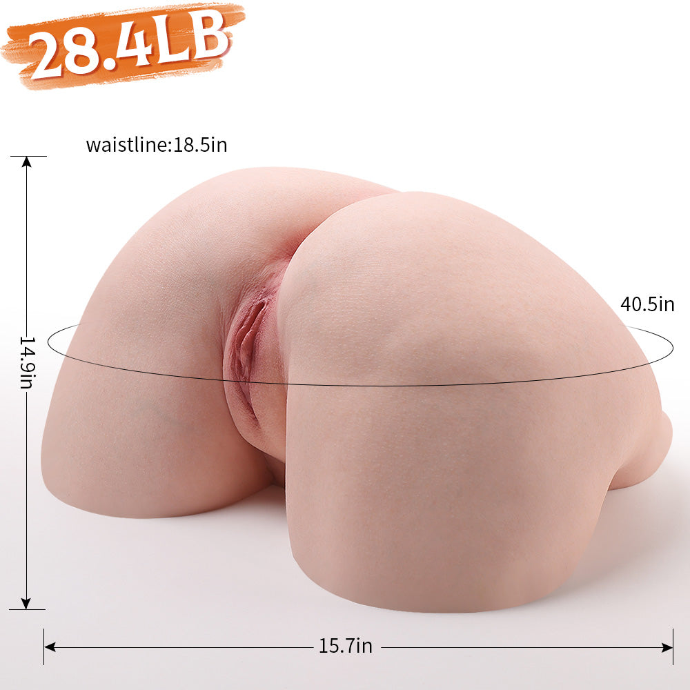 Linda-28.4LB Super Soft Liquid Silicone Big Ass For Doggy Sex - RealVagina